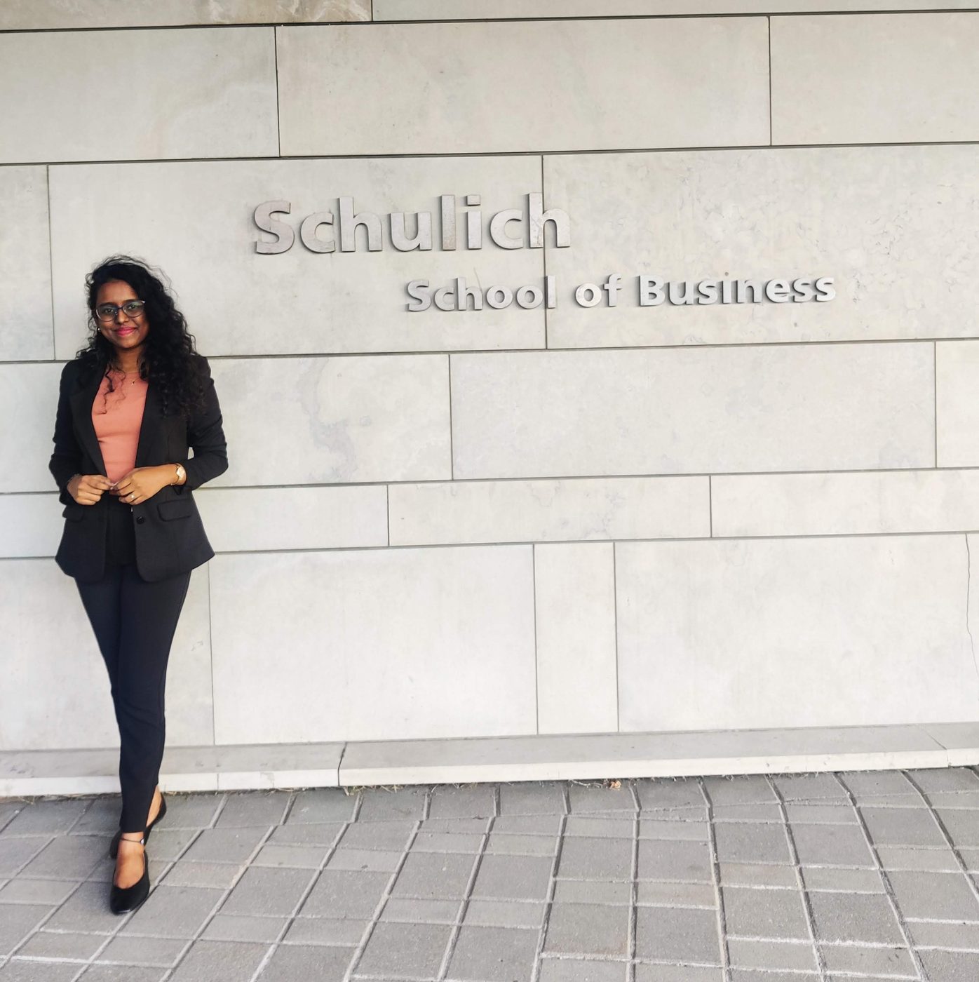 Kaviya at the Schulich School of Business, Toronto